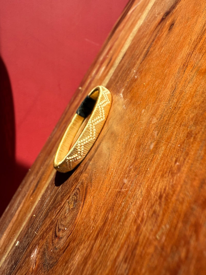 Aluna Tortuga werregue bracelet bathed in 24k gold