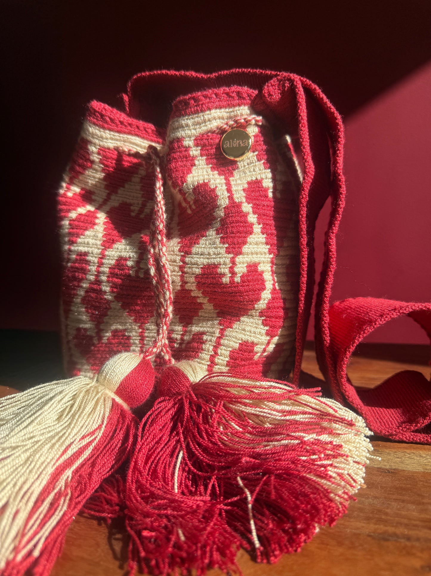 Aluna Mochila Bag Corazón by Wayuu
